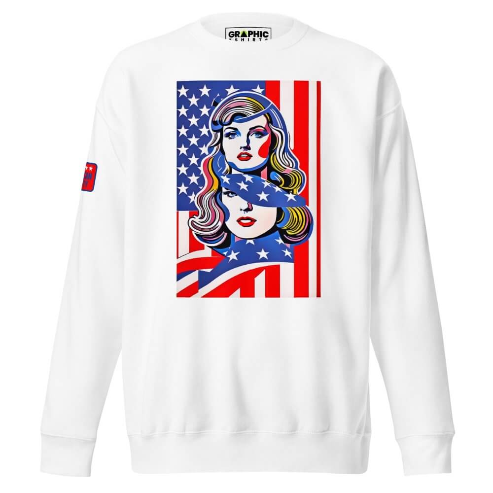 Unisex Premium Sweatshirt - American Liberty Series v.5 — GRAPHIC T-SHIRTS