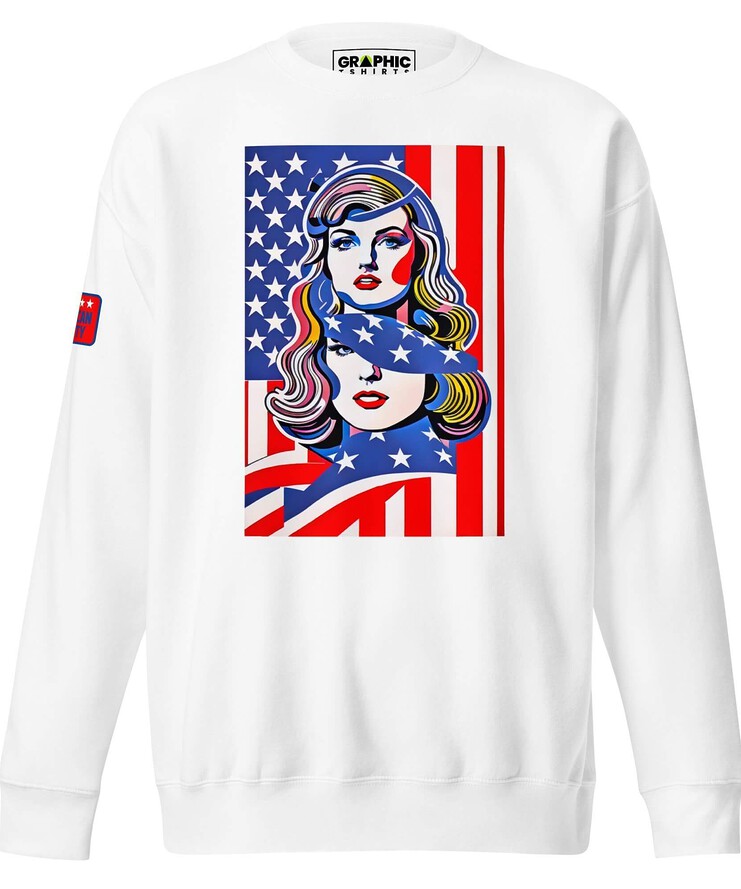 Unisex Premium Sweatshirt - American Liberty Series v.5 | Sweatshirt | Buy Online | GRAPHIC T-SHIRTS