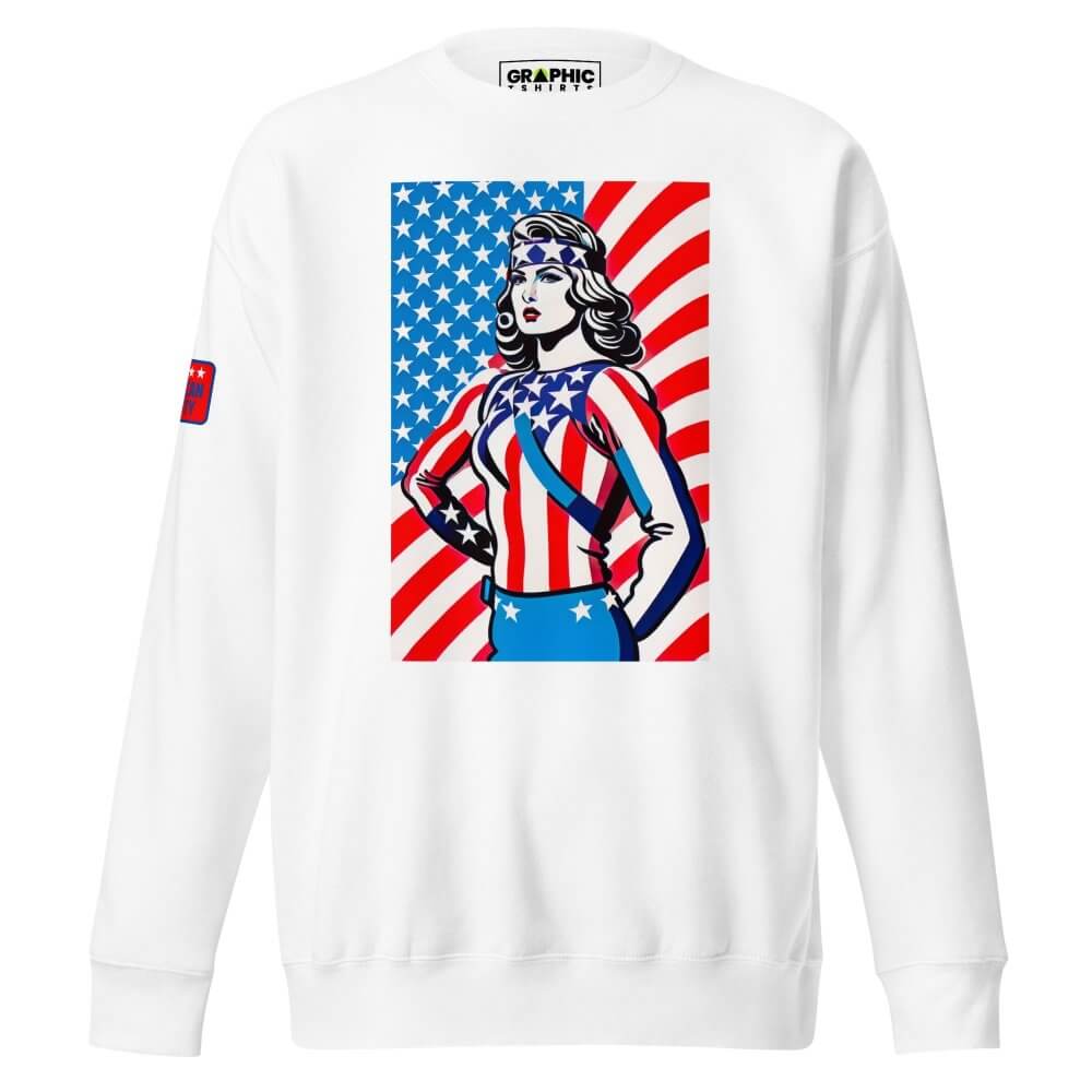 Unisex Premium Sweatshirt - American Liberty Series v.4 — GRAPHIC T-SHIRTS