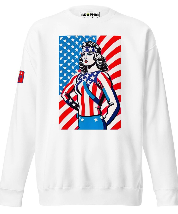 Unisex Premium Sweatshirt - American Liberty Series v.4 | Sweatshirt | Buy Online | GRAPHIC T-SHIRTS