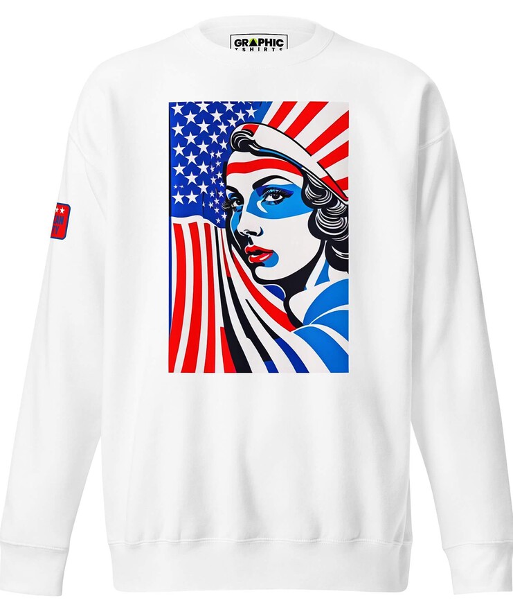 Unisex Premium Sweatshirt - American Liberty Series v.2 | Sweatshirt | Buy Online | GRAPHIC T-SHIRTS