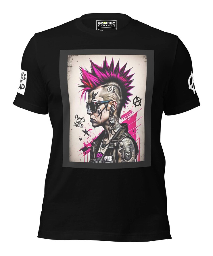 Unisex Crew Neck T-Shirt - Punk Rock Series Sector 23 | T-Shirt | Buy Online | GRAPHIC T-SHIRTS