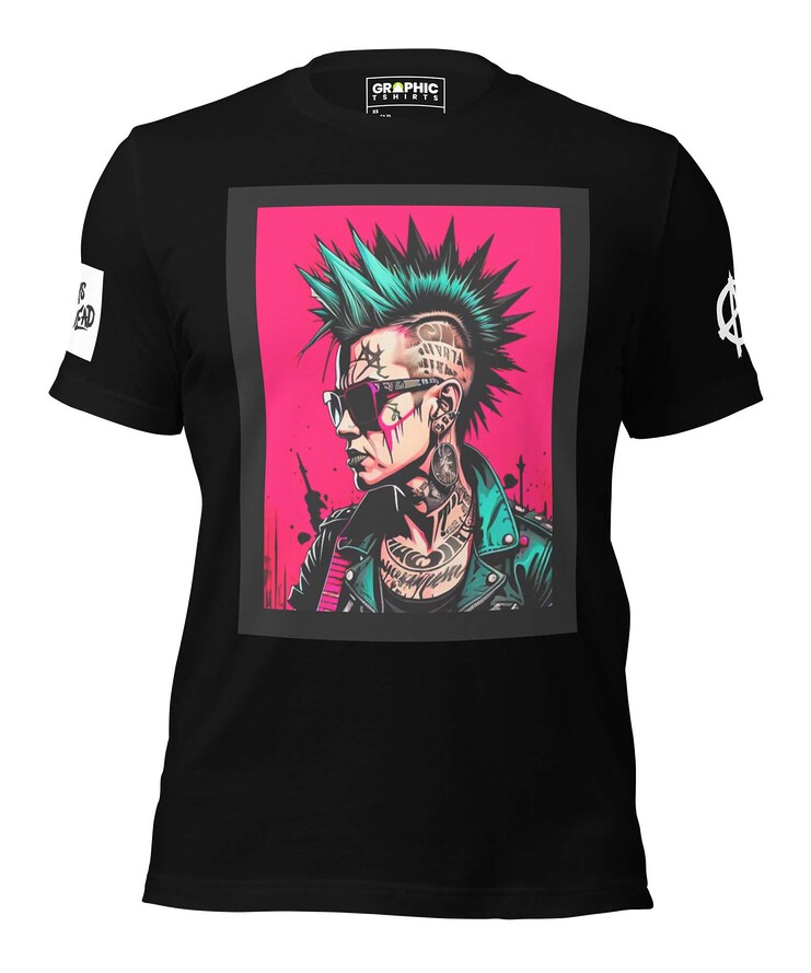Unisex Crew Neck T-Shirt - Punk Rock Series Sector 15 | T-Shirt | Buy Online | GRAPHIC T-SHIRTS