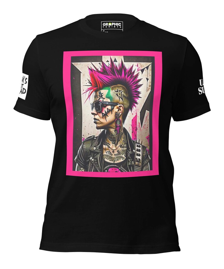 Unisex Crew Neck T-Shirt - Punk Rock Series Sector 10 | T-Shirt | Buy Online | GRAPHIC T-SHIRTS