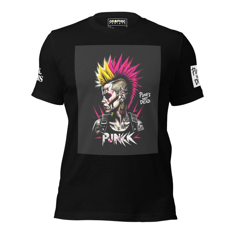 Unisex Crew Neck T-Shirt - Punk Rock Series Sector 8 — GRAPHIC T-SHIRTS