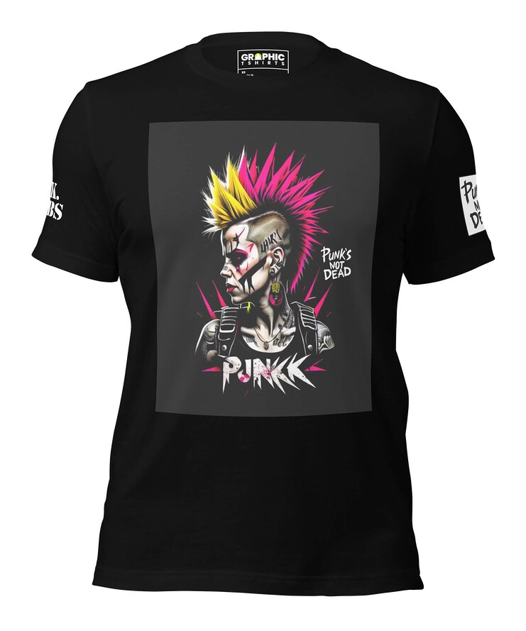 Unisex Crew Neck T-Shirt - Punk Rock Series Sector 8 | T-Shirt | Buy Online | GRAPHIC T-SHIRTS