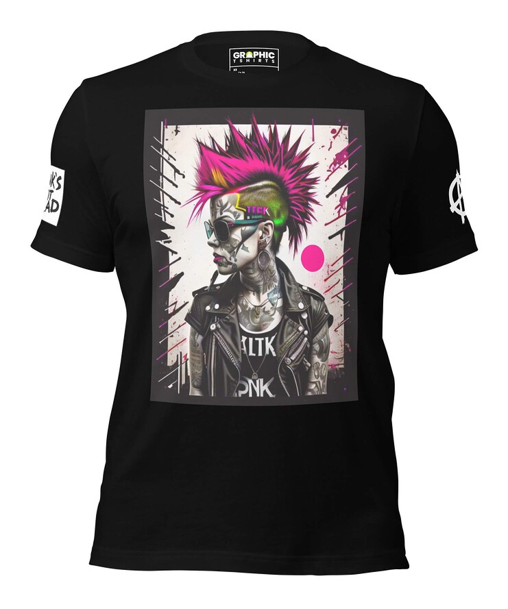 Unisex Crew Neck T-Shirt - Punk Rock Series Sector 5 | T-Shirt | Buy Online | GRAPHIC T-SHIRTS