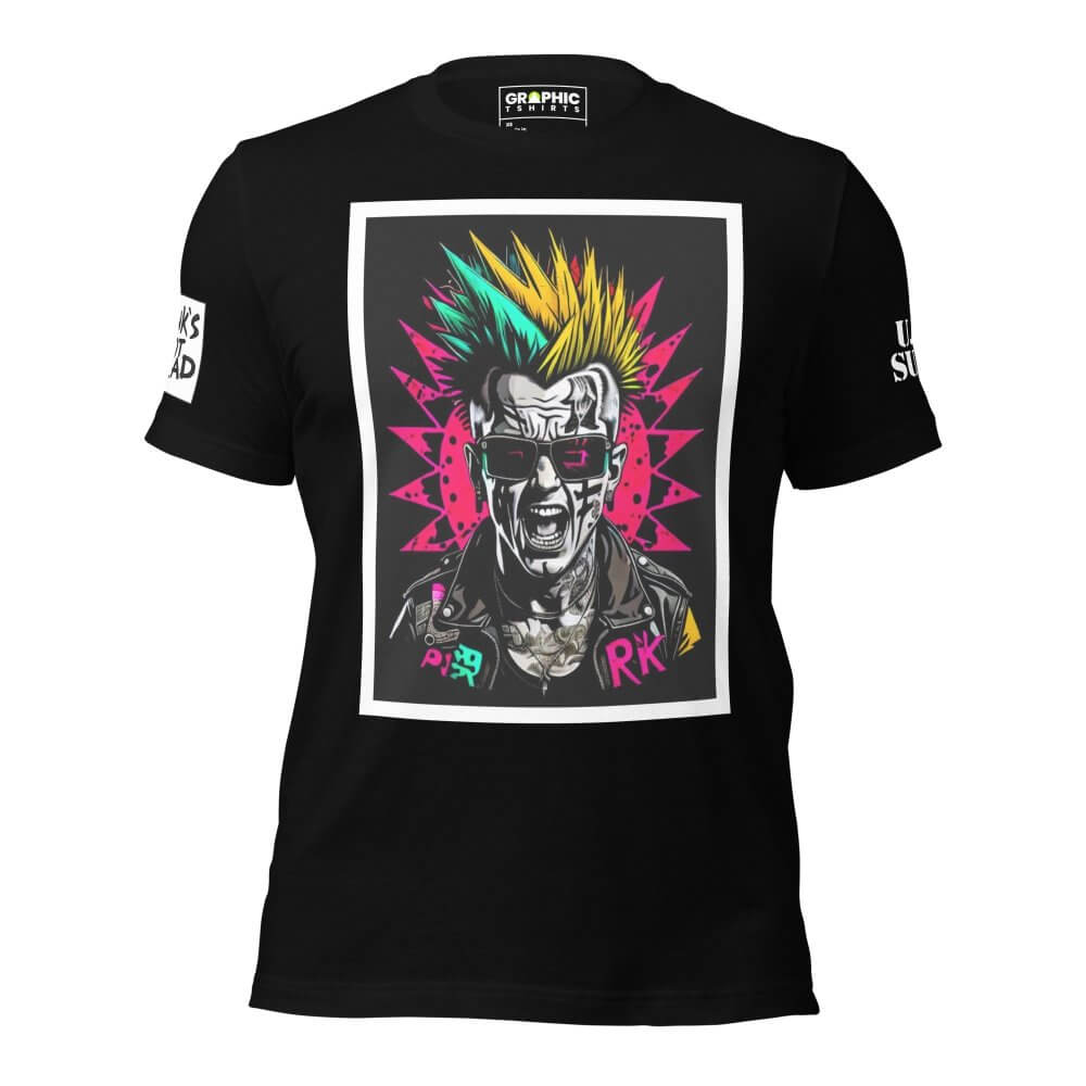Unisex Crew Neck T-Shirt - Punk Rock Series Sector 4 — GRAPHIC T-SHIRTS