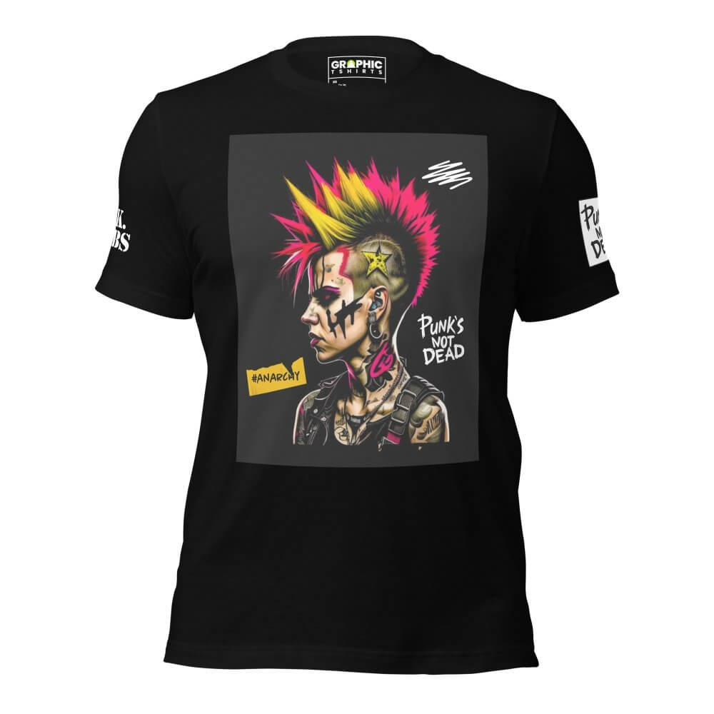 Unisex Crew Neck T-Shirt - Punk Rock Series Sector 2 — GRAPHIC T-SHIRTS