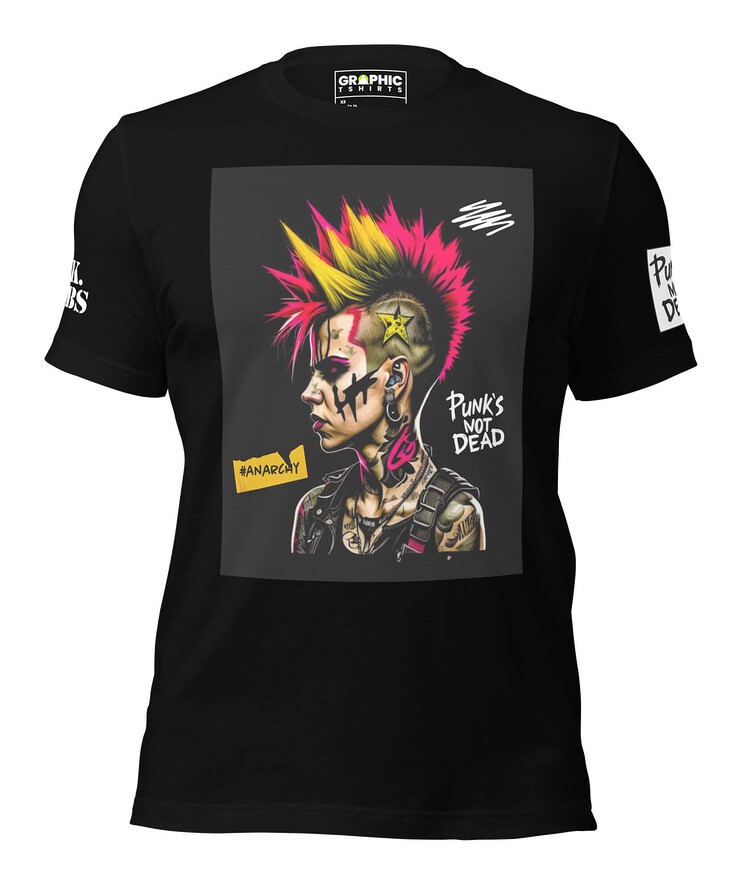 Unisex Crew Neck T-Shirt - Punk Rock Series Sector 2 | T-Shirt | Buy Online | GRAPHIC T-SHIRTS