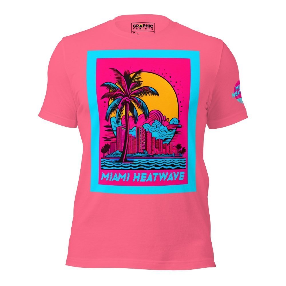 Unisex Crew Neck T-Shirt - Miami Heatwave Series v.17 — GRAPHIC T-SHIRTS