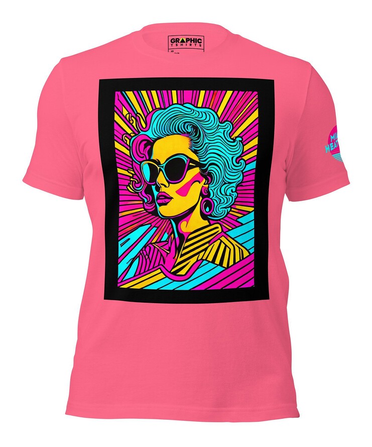 Unisex Crew Neck T-Shirt - Miami Heatwave Series v.14 | T-Shirt | Buy Online | GRAPHIC T-SHIRTS