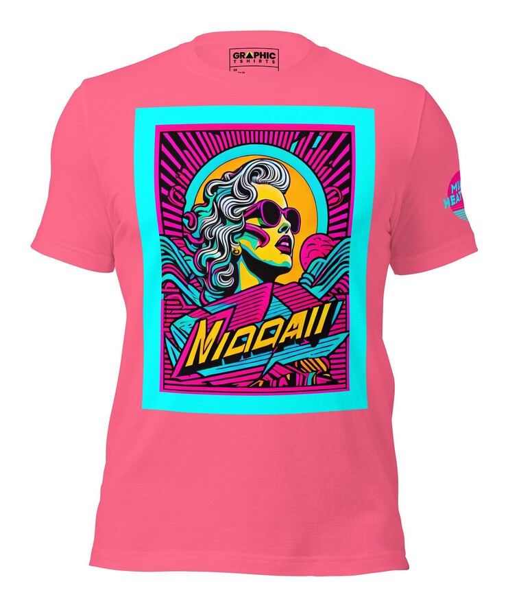 Unisex Crew Neck T-Shirt - Miami Heatwave Series v.10 | T-Shirt | Buy Online | GRAPHIC T-SHIRTS