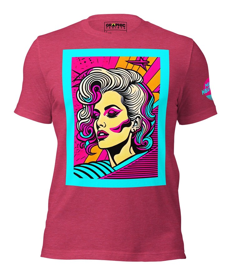 Unisex Crew Neck T-Shirt - Miami Heatwave Series v.11 | T-Shirt | Buy Online | GRAPHIC T-SHIRTS