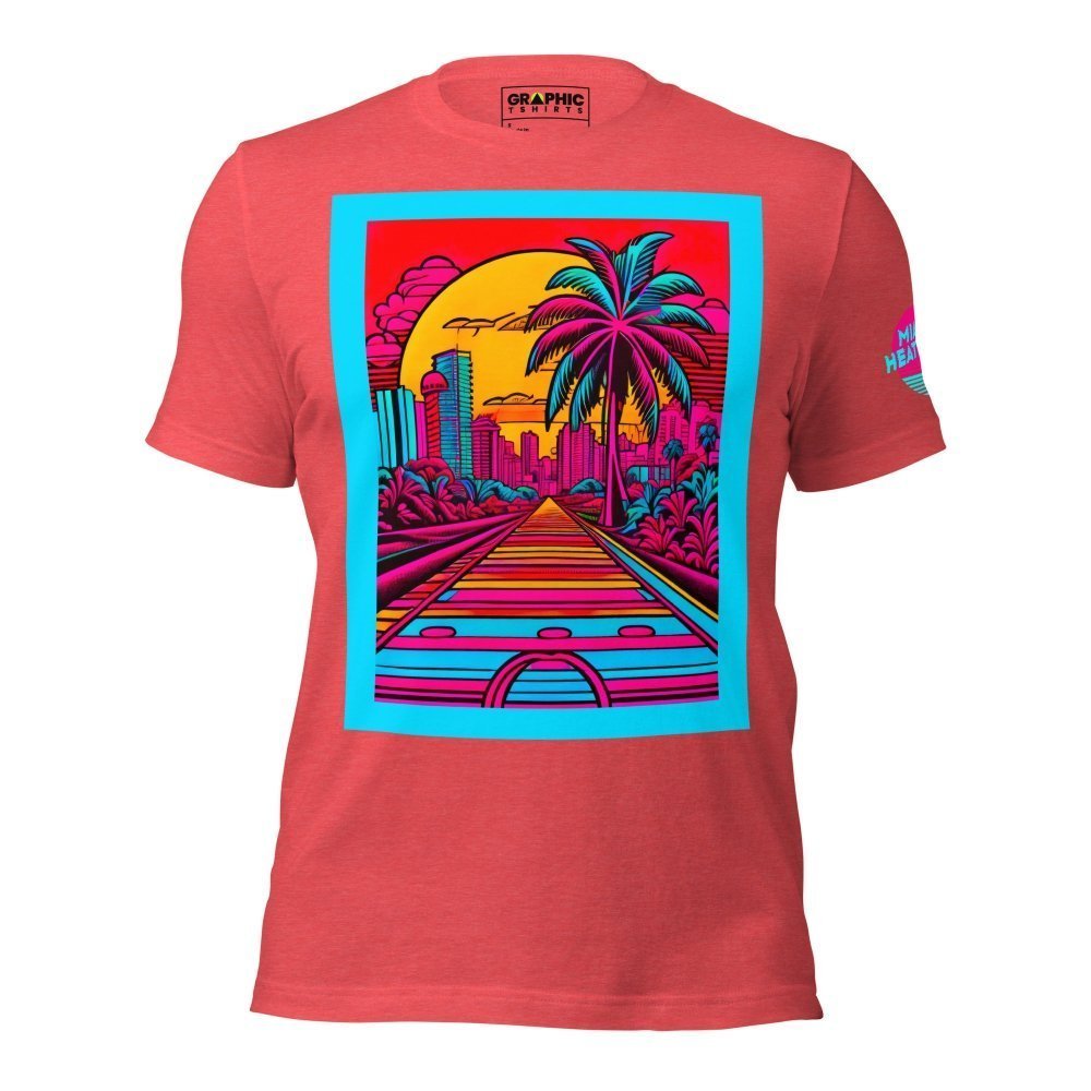 Unisex Crew Neck T-Shirt - Miami Heatwave Series v.22 — GRAPHIC T-SHIRTS