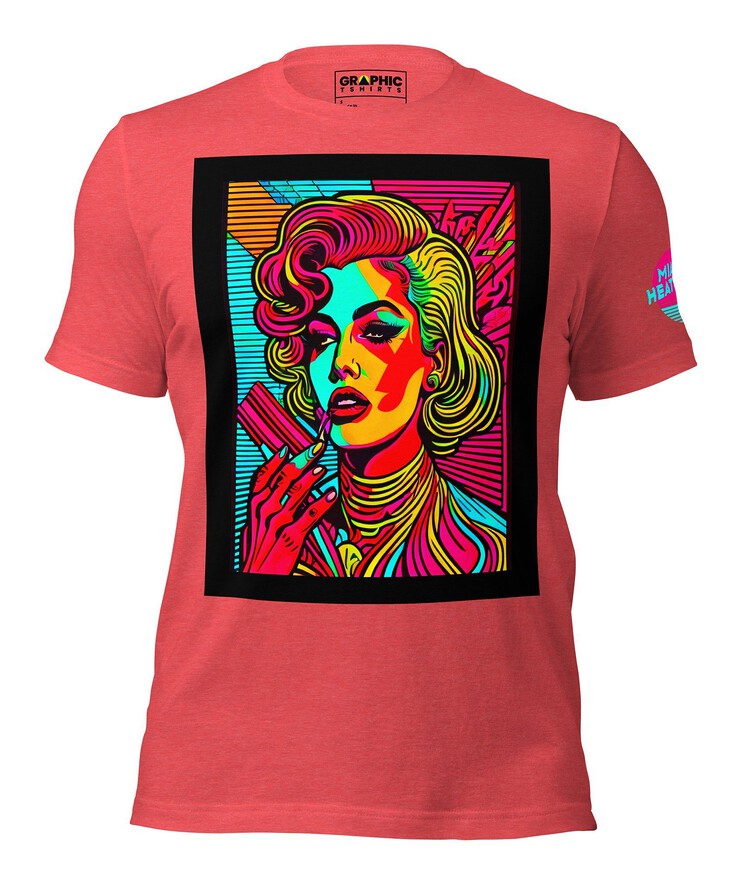 Unisex Crew Neck T-Shirt - Miami Heatwave Series v.5 | T-Shirt | Buy Online | GRAPHIC T-SHIRTS