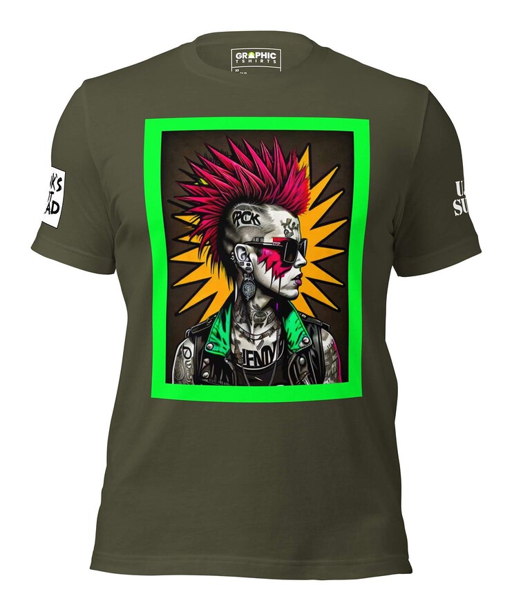 Unisex Crew Neck T-Shirt - Punk Rock Series Sector 12 | T-Shirt | Buy Online | GRAPHIC T-SHIRTS