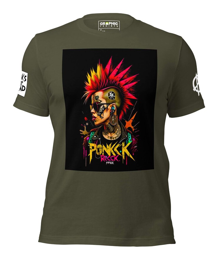 Unisex Crew Neck T-Shirt - Punk Rock Series Sector 1 | T-Shirt | Buy Online | GRAPHIC T-SHIRTS