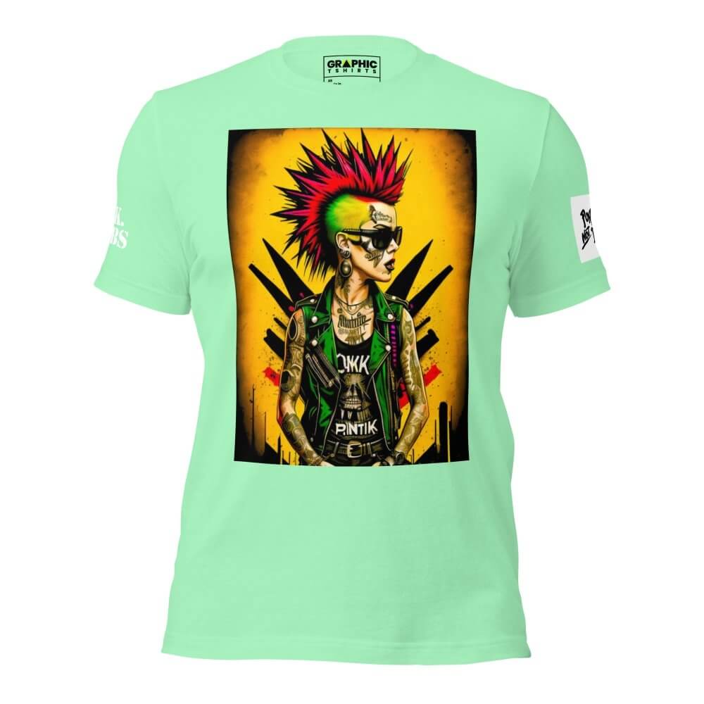 Unisex Crew Neck T-Shirt - Punk Rock Series Sector 3 — GRAPHIC T-SHIRTS