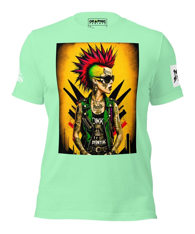 Unisex Crew Neck T-Shirt - Punk Rock Series Sector 3 | T-Shirt | Buy Online | GRAPHIC T-SHIRTS