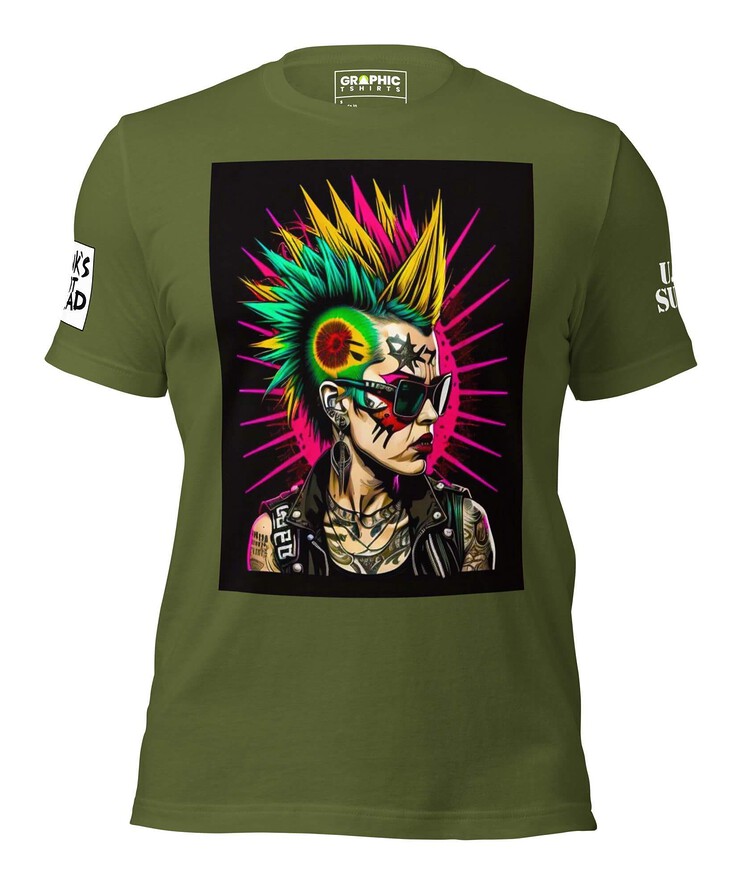 Unisex Crew Neck T-Shirt - Punk Rock Series Sector 18 | T-Shirt | Buy Online | GRAPHIC T-SHIRTS