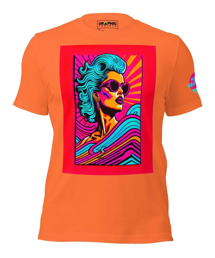Unisex Crew Neck T-Shirt - Miami Heatwave Series v.2 | T-Shirt | Buy Online | GRAPHIC T-SHIRTS