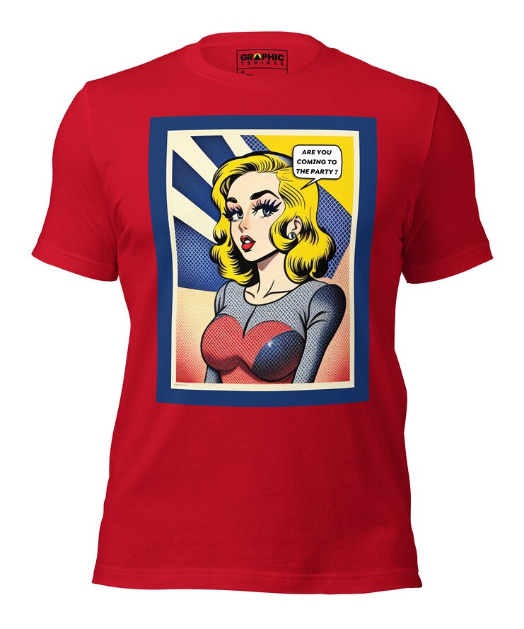 Unisex Crew Neck T-Shirt - Vintage American Comic Series v.48 | T-Shirt | Buy Online | GRAPHIC T-SHIRTS