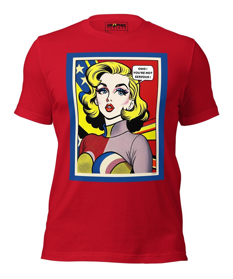 Unisex Crew Neck T-Shirt - Vintage American Comic Series v.39 | T-Shirt | Buy Online | GRAPHIC T-SHIRTS