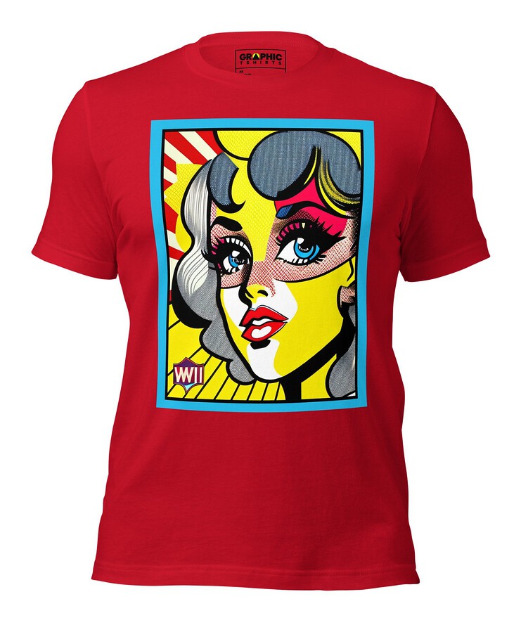 Unisex Crew Neck T-Shirt - Vintage American Comic Series v.17 | T-Shirt | Buy Online | GRAPHIC T-SHIRTS