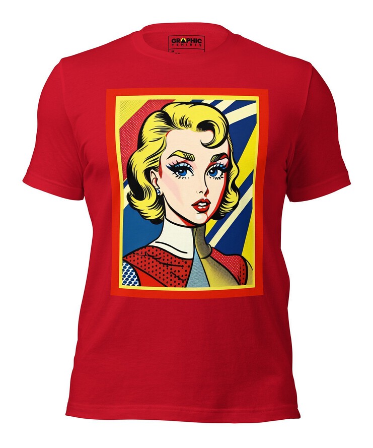 Unisex Crew Neck T-Shirt - Vintage American Comic Series v.4 | T-Shirt | Buy Online | GRAPHIC T-SHIRTS