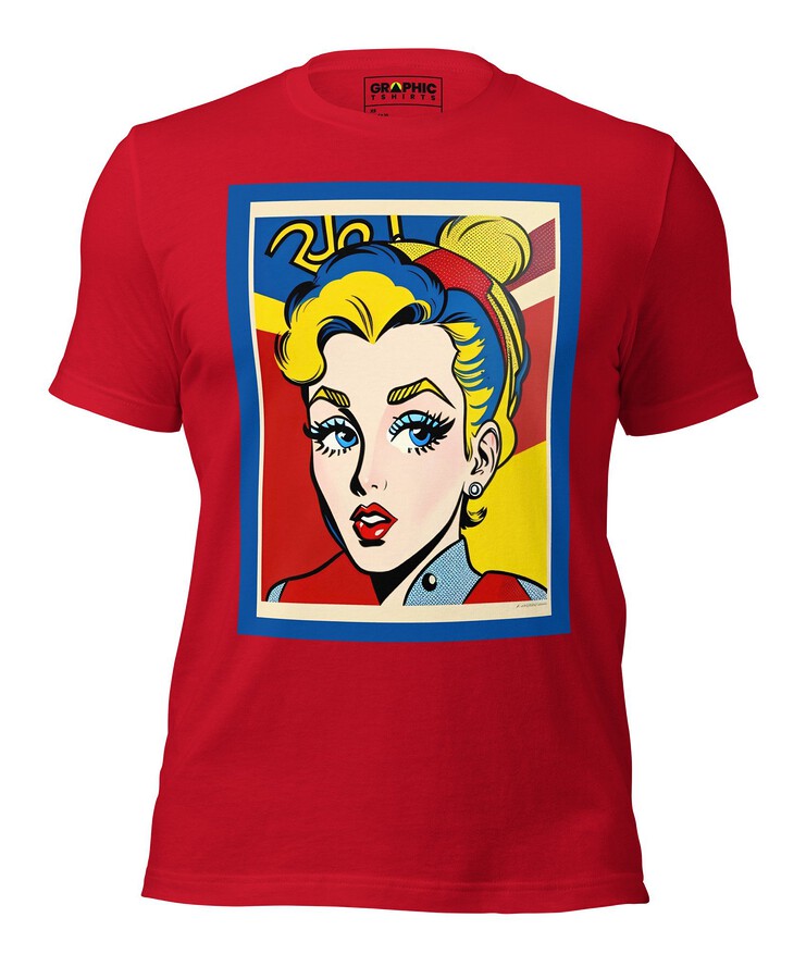 Unisex Crew Neck T-Shirt - Vintage American Comic Series v.1 | T-Shirt | Buy Online | GRAPHIC T-SHIRTS