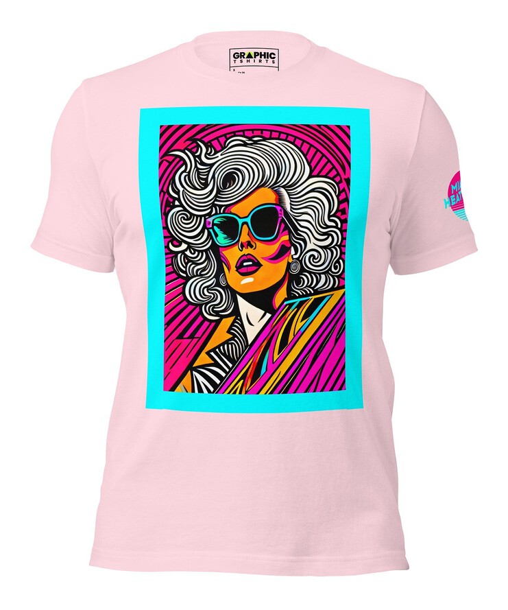 Unisex Crew Neck T-Shirt - Miami Heatwave Series v.16 | T-Shirt | Buy Online | GRAPHIC T-SHIRTS