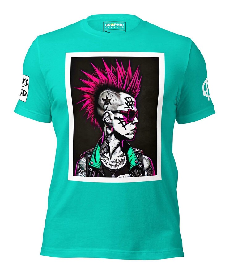 Unisex Crew Neck T-Shirt - Punk Rock Series Sector 22 | T-Shirt | Buy Online | GRAPHIC T-SHIRTS