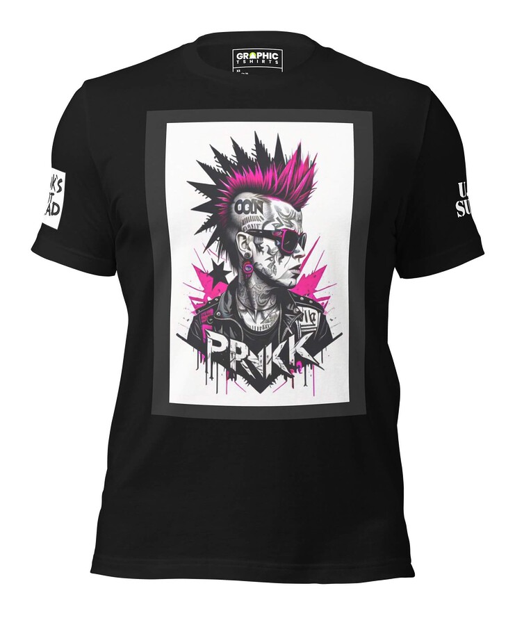 Unisex Crew Neck T-Shirt - Punk Rock Series Sector 19 | T-Shirt | Buy Online | GRAPHIC T-SHIRTS