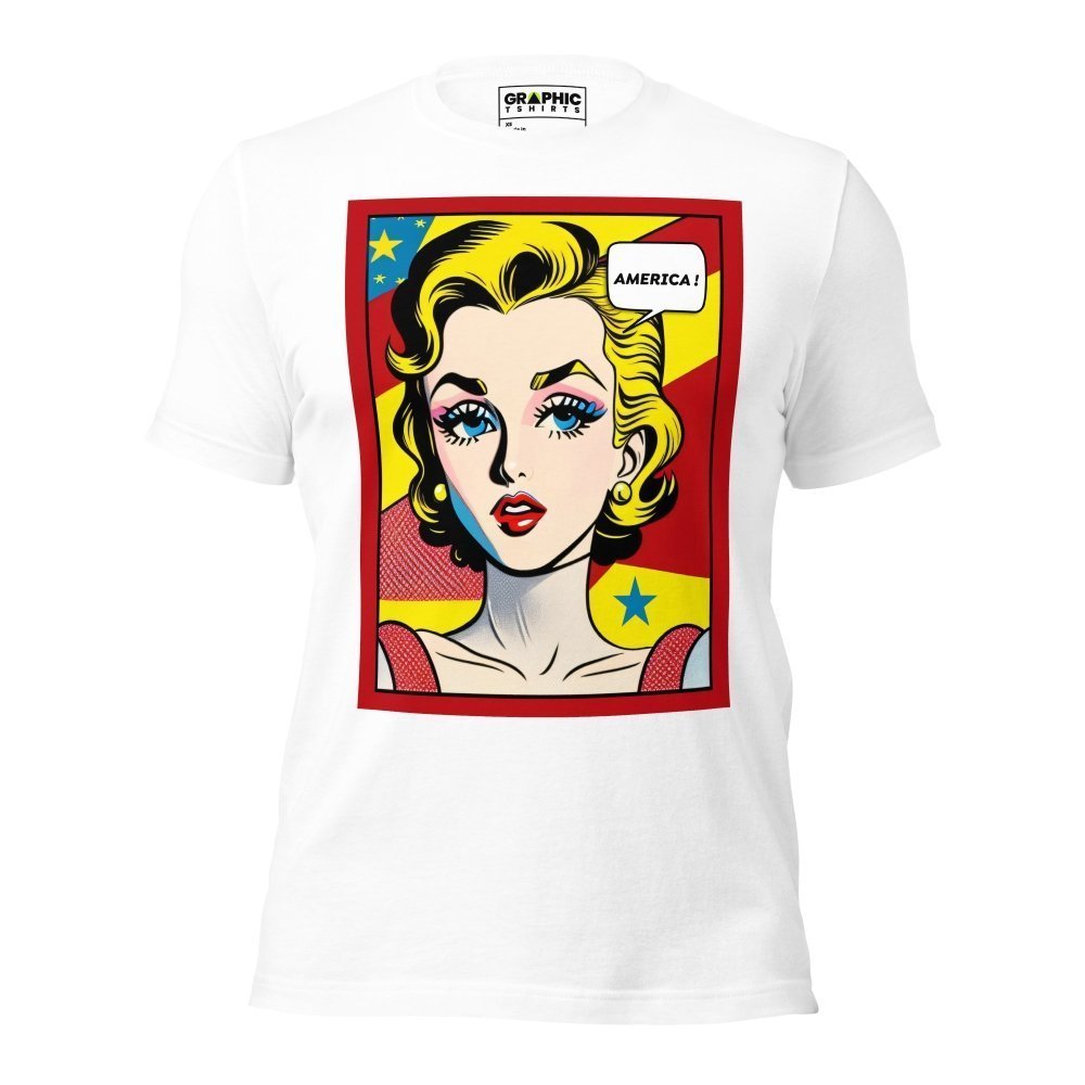 Unisex Crew Neck T-Shirt - Vintage American Comic Series v.28 — GRAPHIC T-SHIRTS