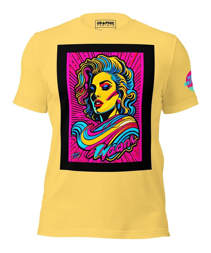 Unisex Crew Neck T-Shirt - Miami Heatwave Series v.8 | T-Shirt | Buy Online | GRAPHIC T-SHIRTS