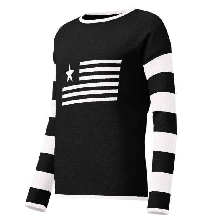 Women’s Straight Bottom Knitted Sweater - American One Star Republic | Sweater | Buy Online | GRAPHIC T-SHIRTS