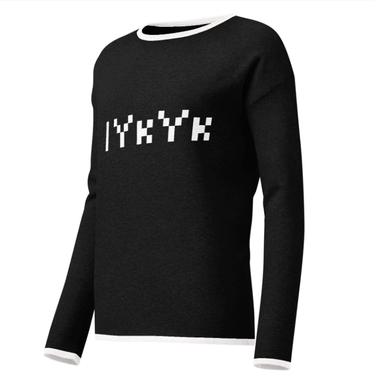 Women’s Straight Bottom Knitted Sweater - IYKYK | Sweater | Buy Online | GRAPHIC T-SHIRTS