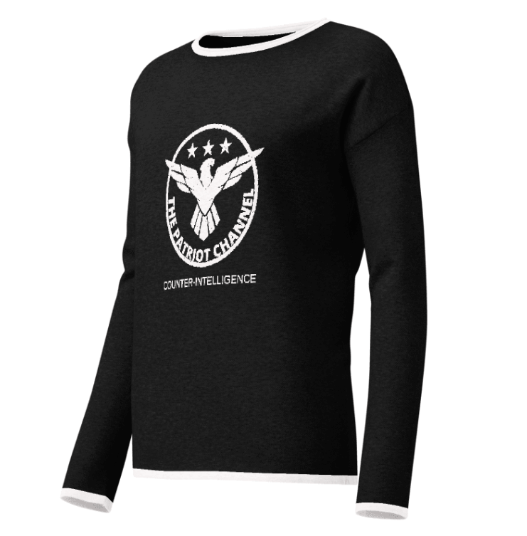 Women’s Straight Bottom Knitted Sweater - The Patriot Channel | Sweater | Buy Online | GRAPHIC T-SHIRTS