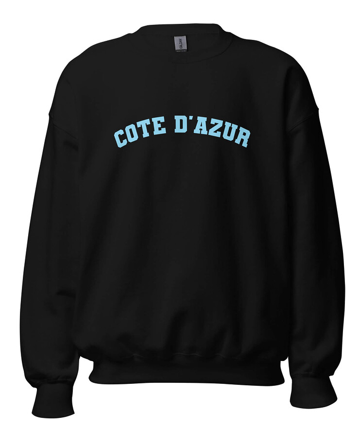 Unisex Crew Neck Sweatshirt - Cote D'Azur | Sweatshirt | Buy Online | GRAPHIC T-SHIRTS