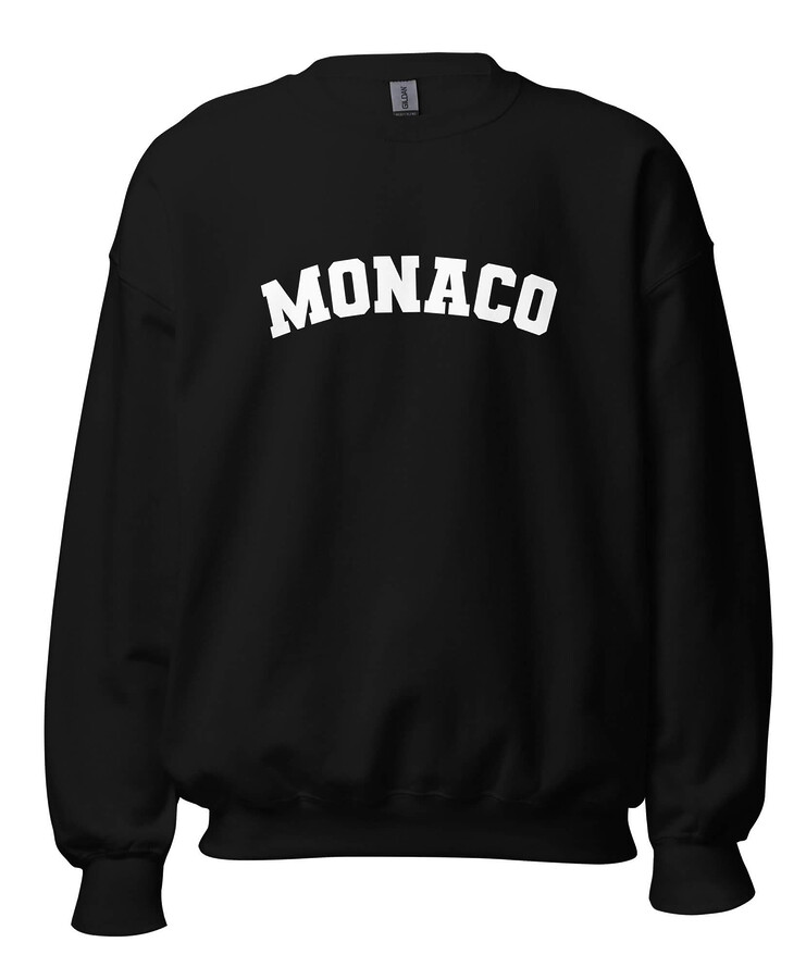Unisex Crew Neck Sweatshirt - Monaco | Sweatshirt | Buy Online | GRAPHIC T-SHIRTS