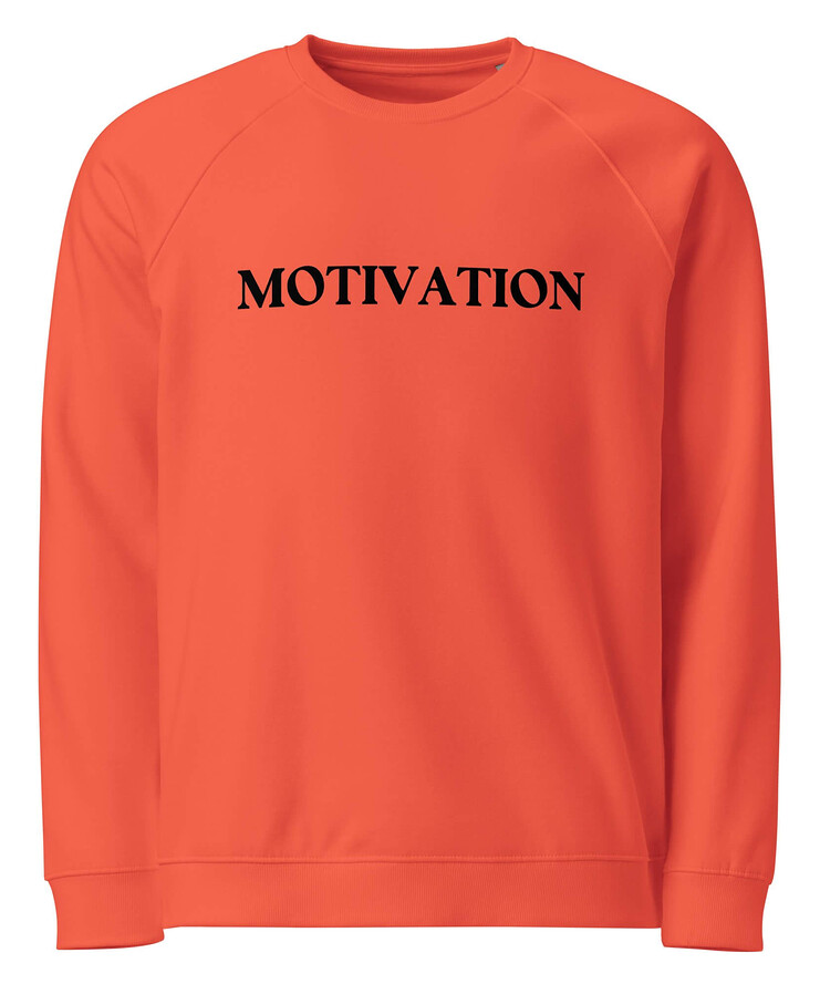 Unisex Organic Raglan Sweatshirt - Motivation | Sweatshirt | Buy Online | GRAPHIC T-SHIRTS