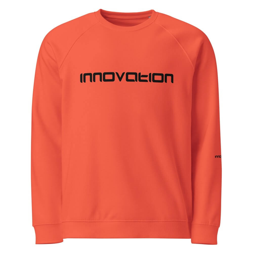 Unisex Organic Raglan Sweatshirt - Innovation — GRAPHIC T-SHIRTS