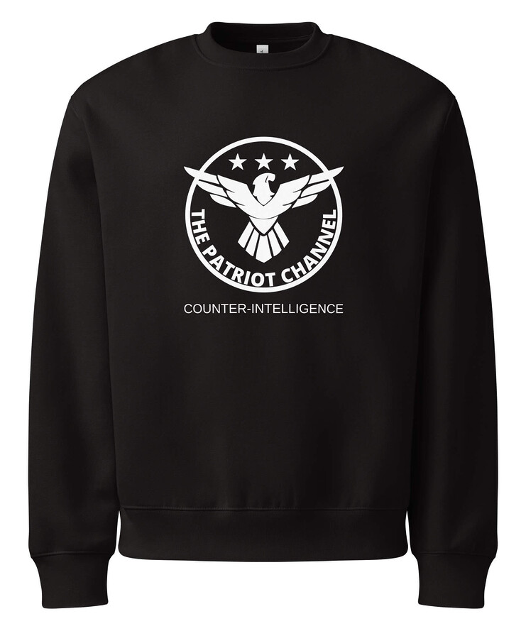Oversized Heavyweight Sweatshirt - The Patriot Channel | Sweatshirt | Buy Online | GRAPHIC T-SHIRTS
