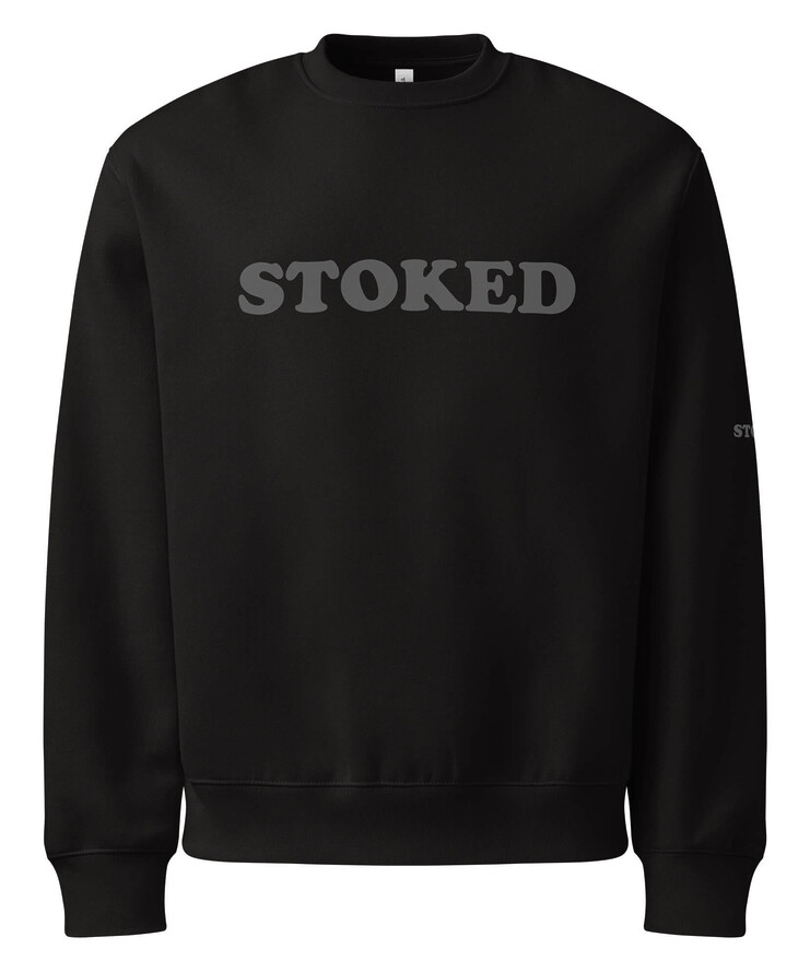 Oversized Heavyweight Sweatshirt - Stoked | Sweatshirt | Buy Online | GRAPHIC T-SHIRTS
