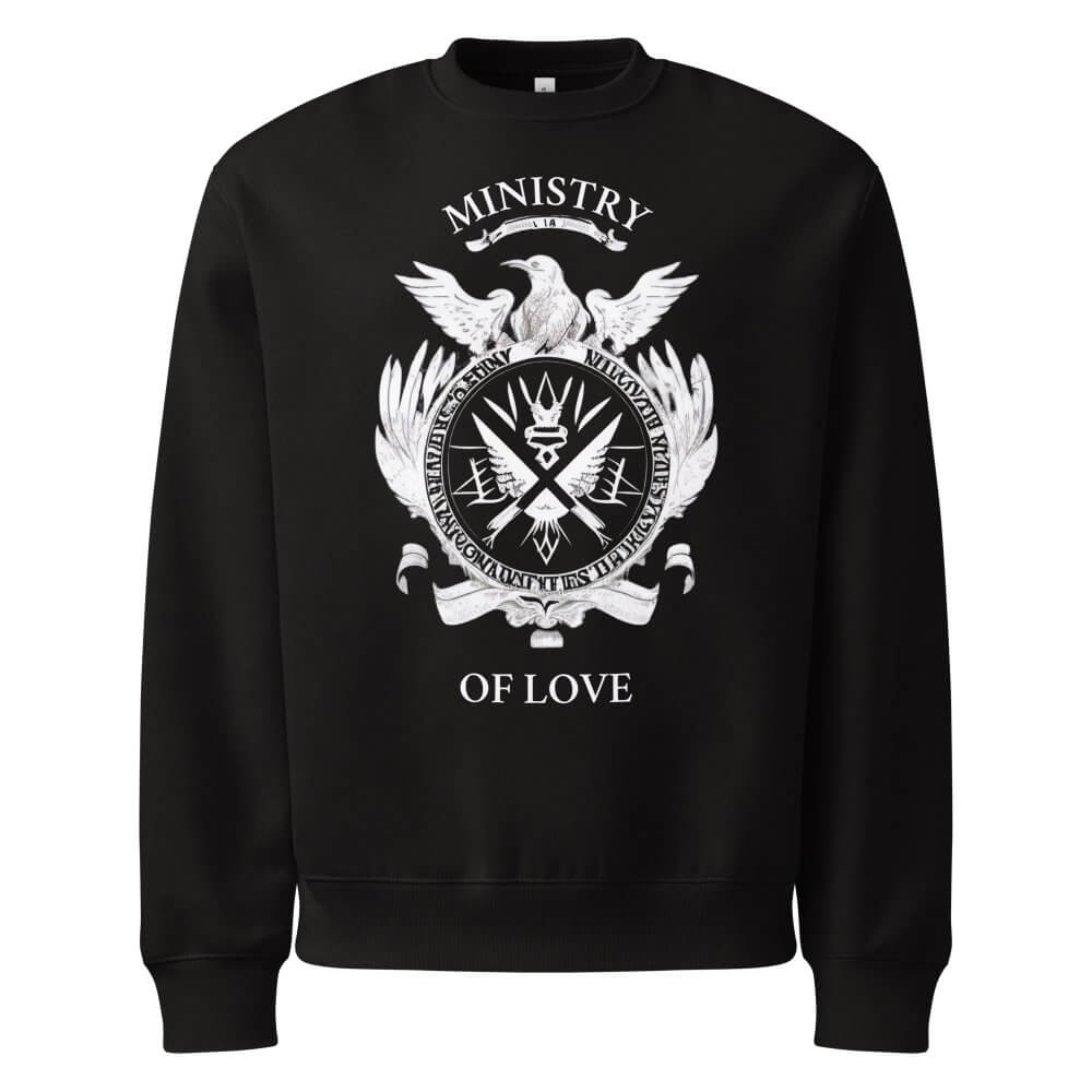 Oversized Heavyweight Sweatshirt - Ministry Of Love — GRAPHIC T-SHIRTS
