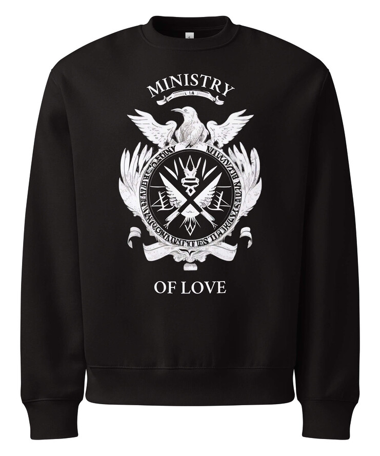 Oversized Heavyweight Sweatshirt - Ministry Of Love | Sweatshirt | Buy Online | GRAPHIC T-SHIRTS