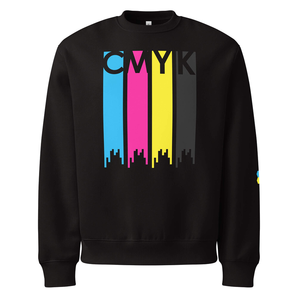 Oversized Heavyweight Sweatshirt - CMYK — GRAPHIC T-SHIRTS