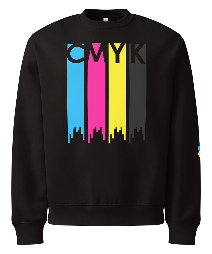 Oversized Heavyweight Sweatshirt - CMYK | Sweatshirt | Buy Online | GRAPHIC T-SHIRTS