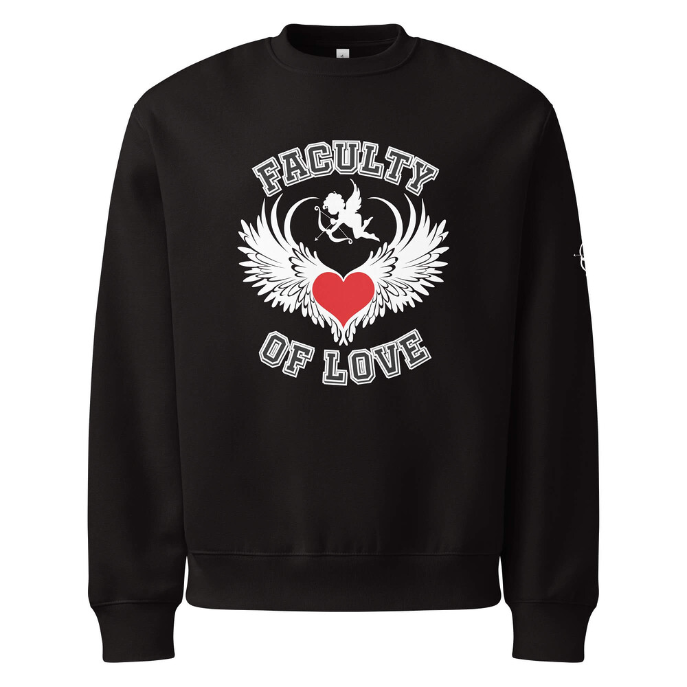Oversized Heavyweight Sweatshirt - Faculty Of Love 44 — GRAPHIC T-SHIRTS